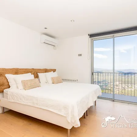 Villa Stunning Views To Sea From Modern El Mirador Near Sitges *