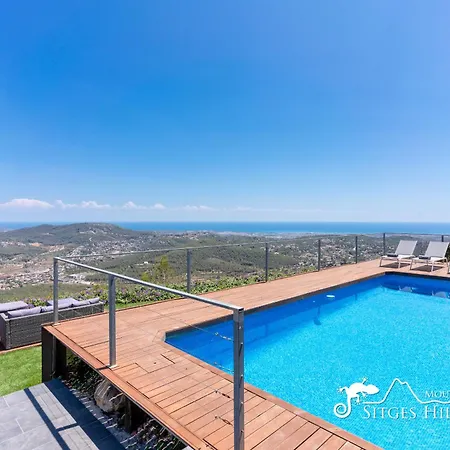 Stunning Views To Sea From Modern El Mirador Near Sitges * Canyelles (Catalonia)