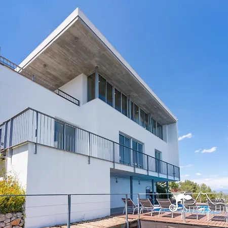 Villa Stunning Views To Sea From Modern El Mirador Near Sitges