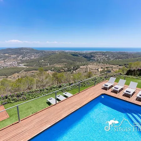 Stunning Views To Sea From Modern El Mirador Near Sitges * Canyelles (Catalonia)