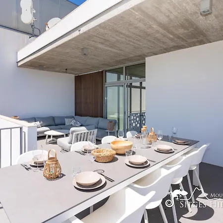 Villa Stunning Views To Sea From Modern El Mirador Near Sitges