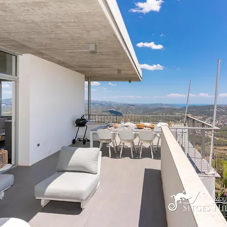 Villa Stunning Views To Sea From Modern El Mirador Near Sitges Canyelles (Catalonia)